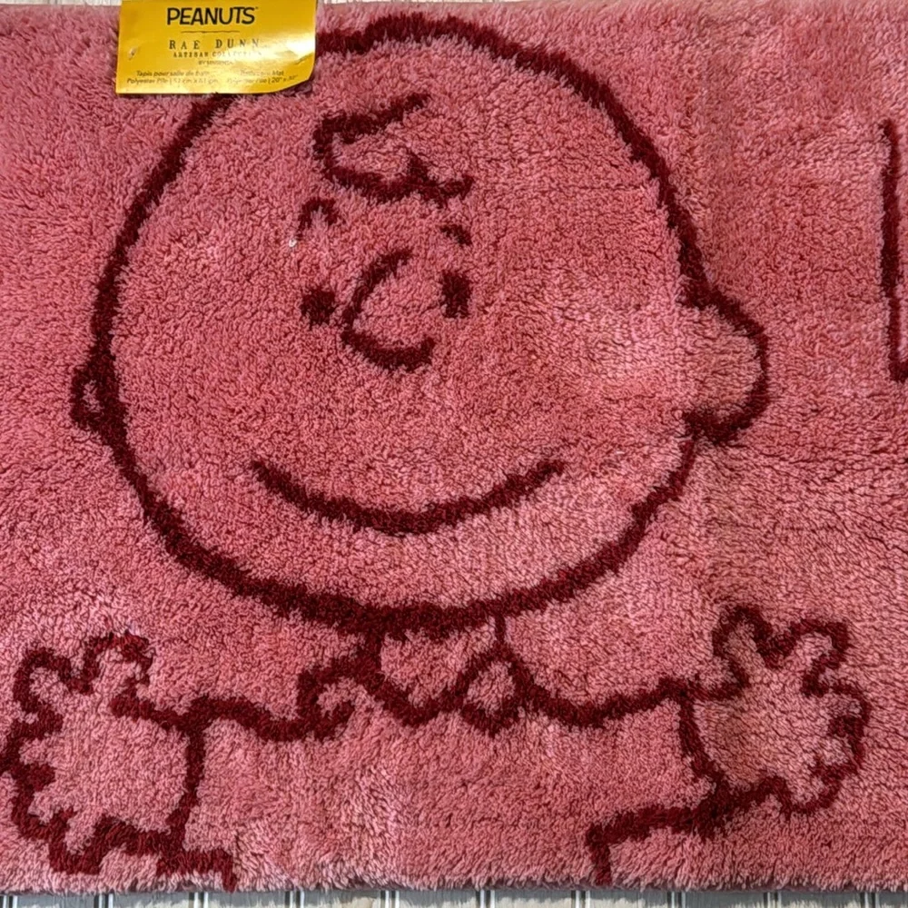 Peanuts: Valentines theme bathroom rug by Rae Dunn